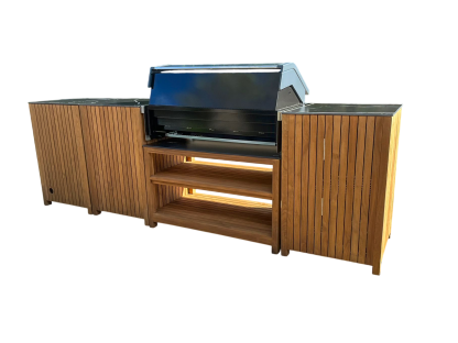 Amalfi Teak Outdoor Kitchen Set 5-Garden Furniture Centre-Kitchen Set,Outdoor Kitchens,Outdoor Kitchen,Outdoor Furniture,Amalfi-{collection_title}