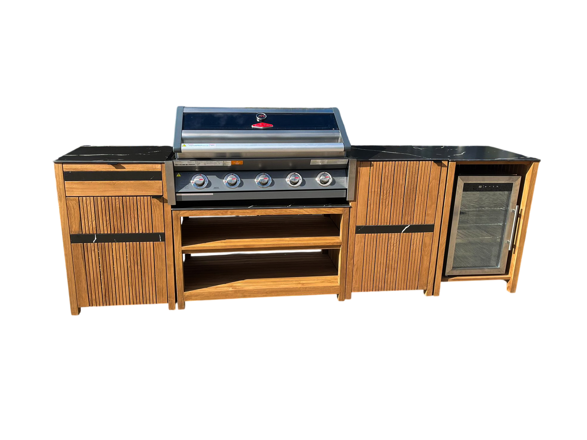 Amalfi Teak Outdoor Kitchen Set 5-Garden Furniture Centre-Kitchen Set,Outdoor Kitchens,Outdoor Kitchen,Outdoor Furniture,Amalfi-{collection_title}