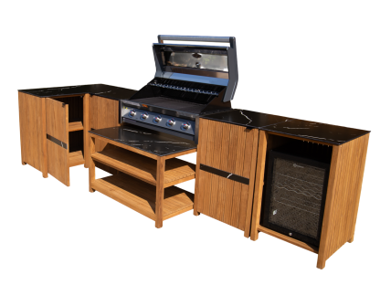 Amalfi Teak Outdoor Kitchen Set 4-Garden Furniture Centre-Kitchen Set,Outdoor Kitchens,Outdoor Kitchen,Outdoor Furniture,Amalfi-{collection_title}