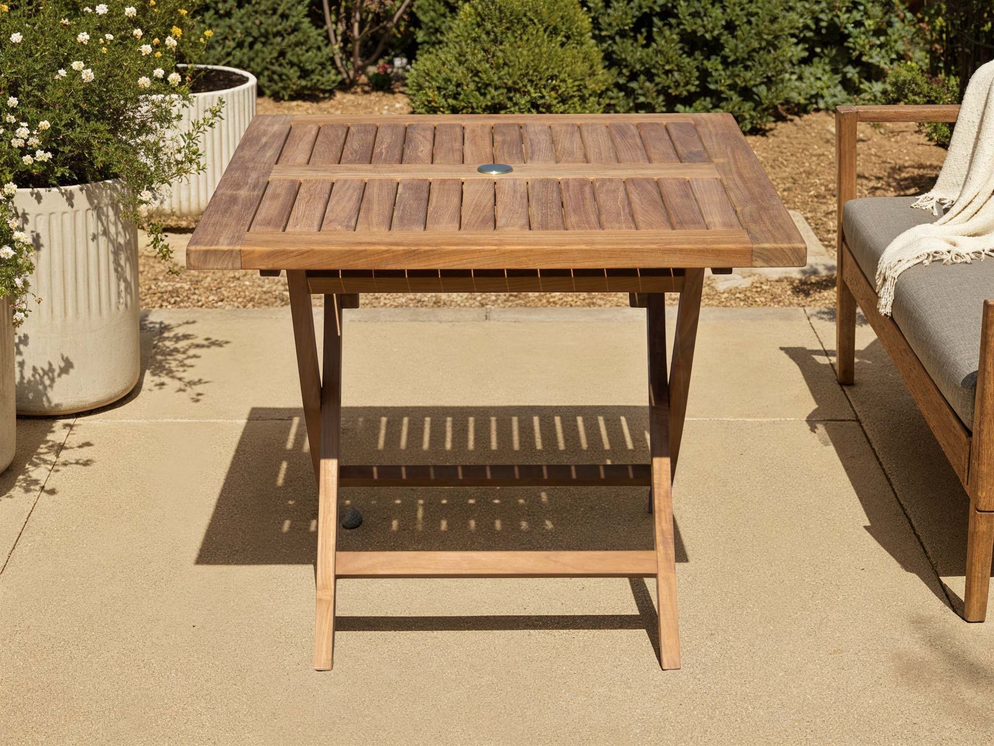 Amelia Teak Folding Table