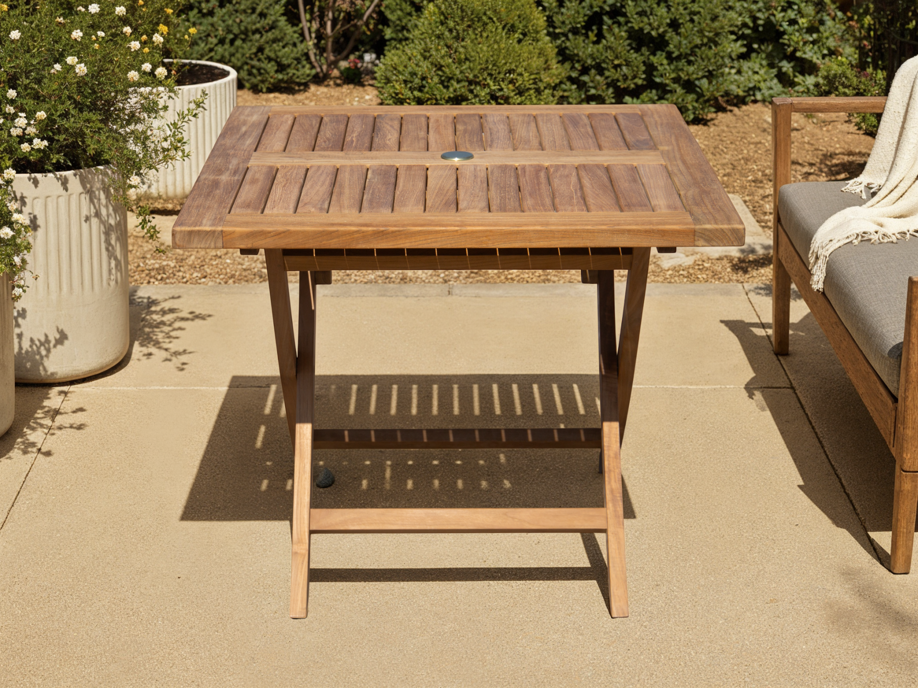 Amelia Teak Folding Table
