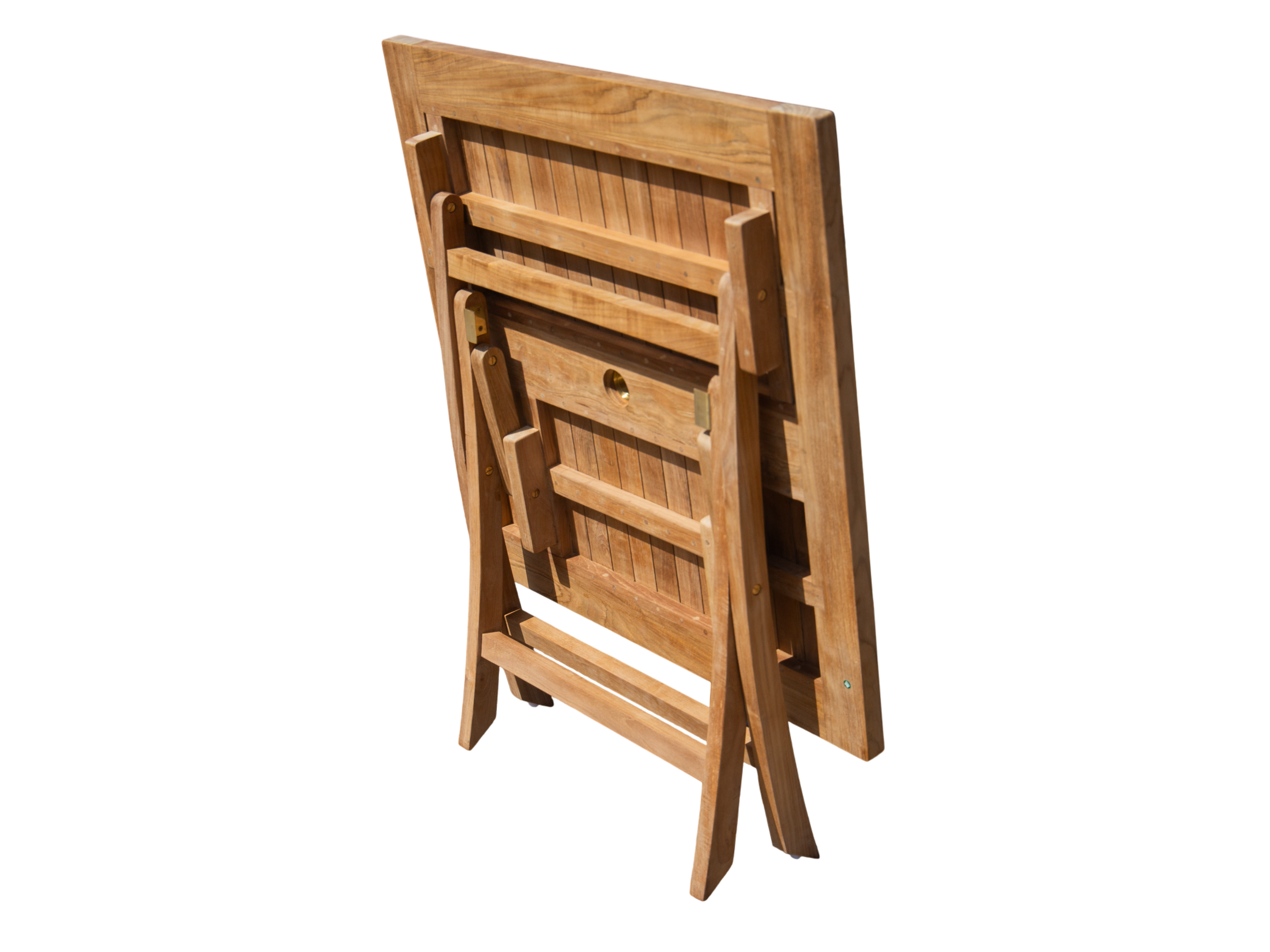 Amelia 4 Chair Folding Dining Set | Teak