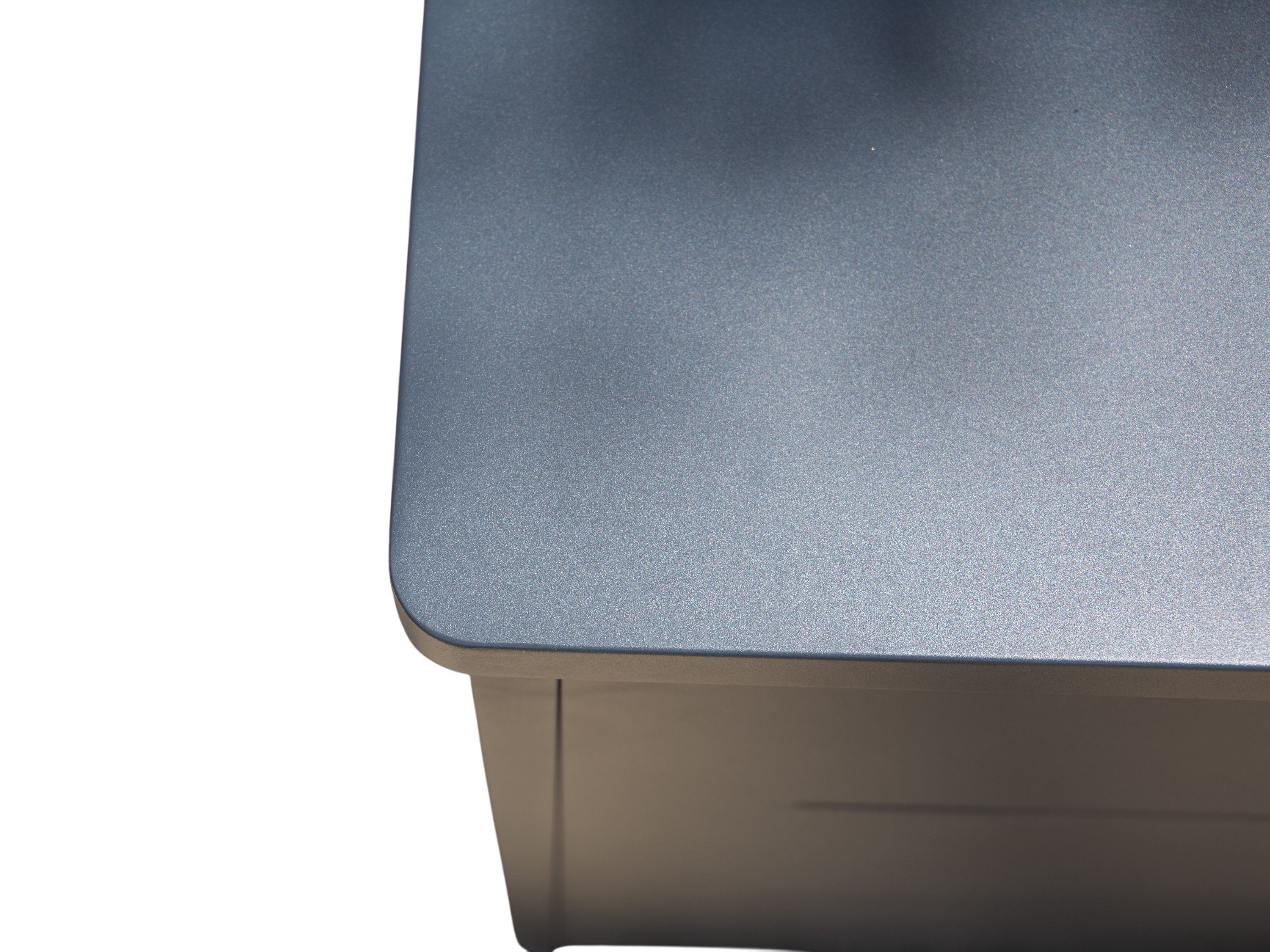 Anthracite Cushion Storage Box | Galvanised Steel with Lockable Lid