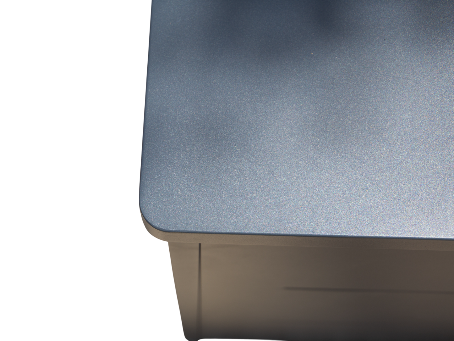 Anthracite Cushion Storage Box | Galvanised Steel with Lockable Lid