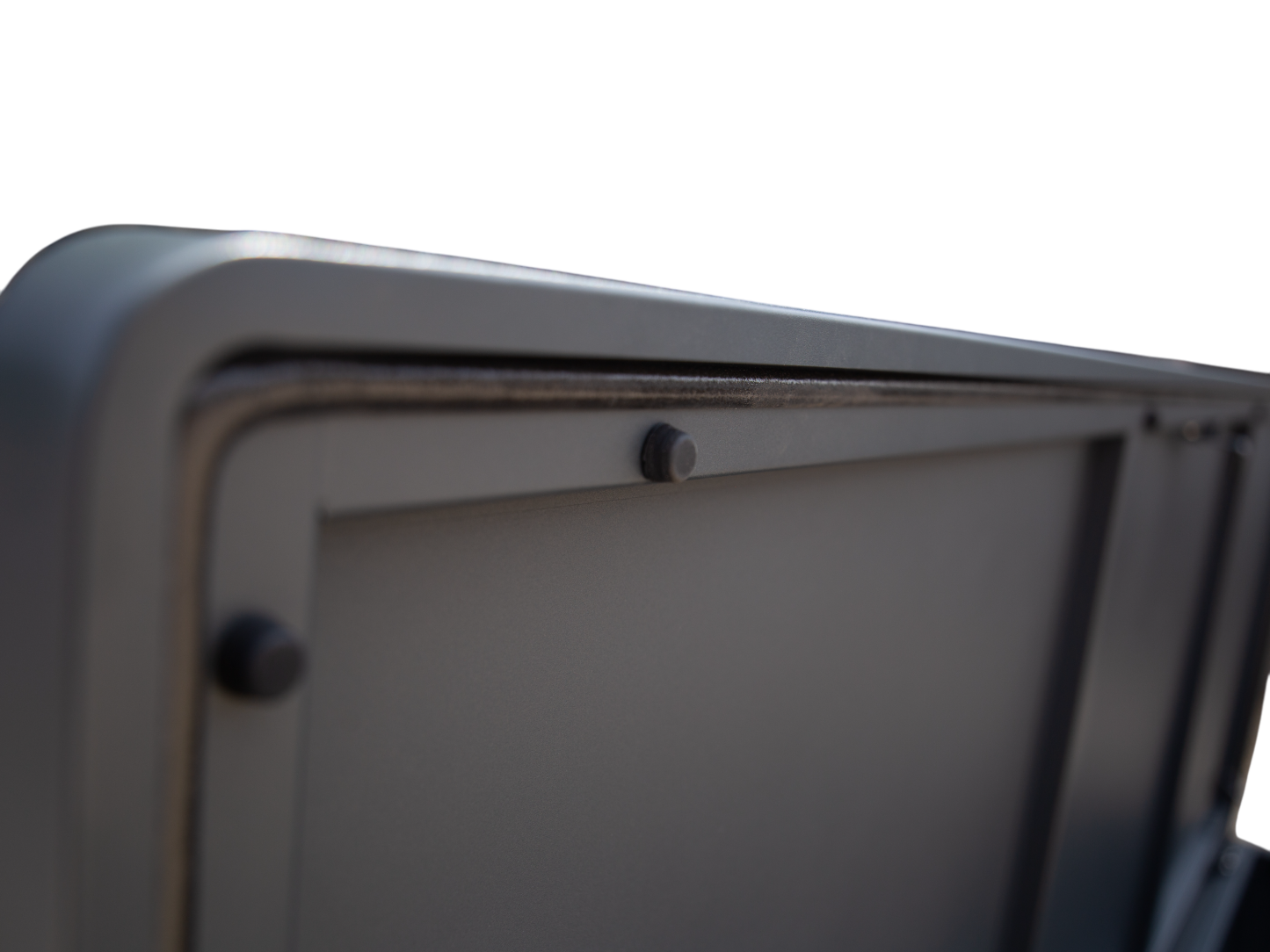 Anthracite Cushion Storage Box | Galvanised Steel with Lockable Lid