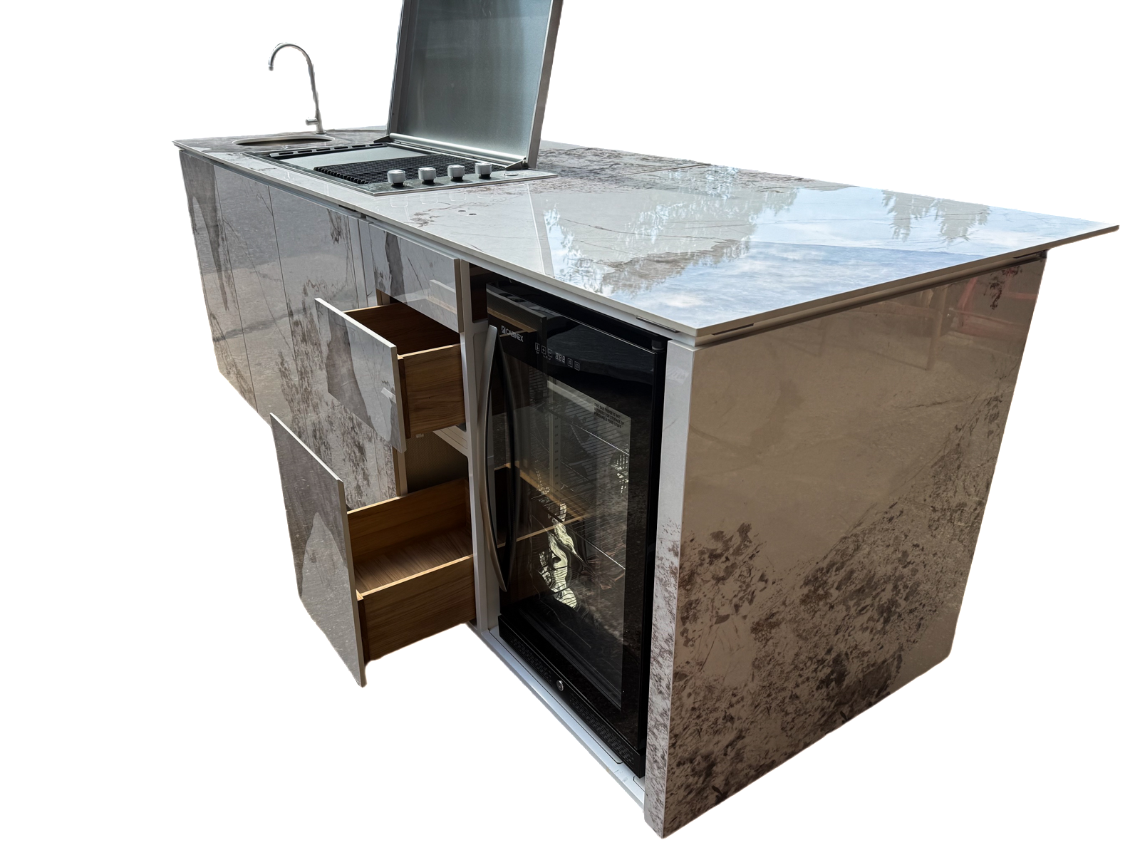 Apollo Outdoor Kitchen Bar Island