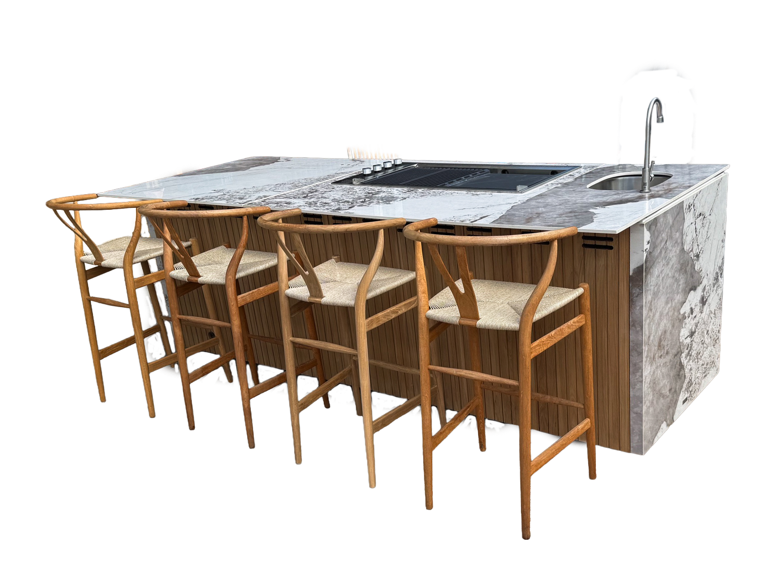 Apollo Outdoor Kitchen Bar Island