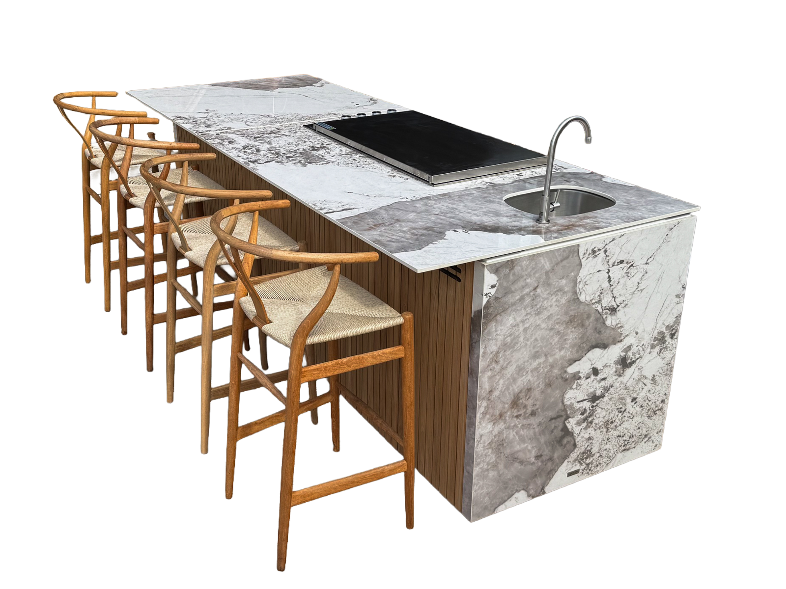 Apollo Outdoor Kitchen Bar Island