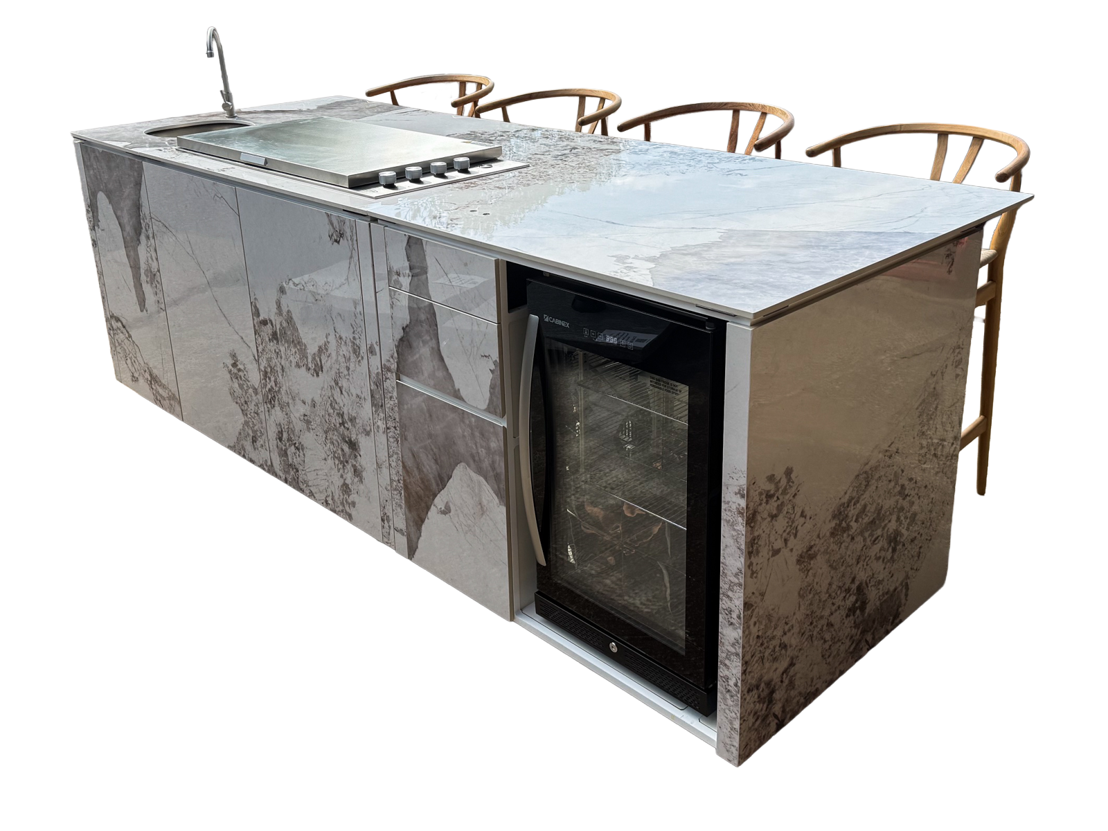 Apollo Outdoor Kitchen Bar Island