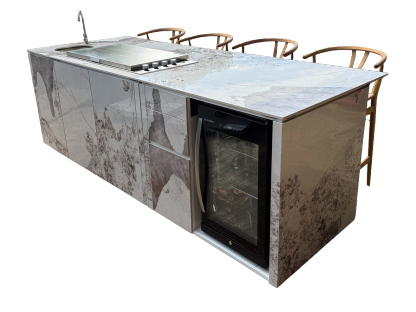 Apollo Outdoor Kitchen Bar Island