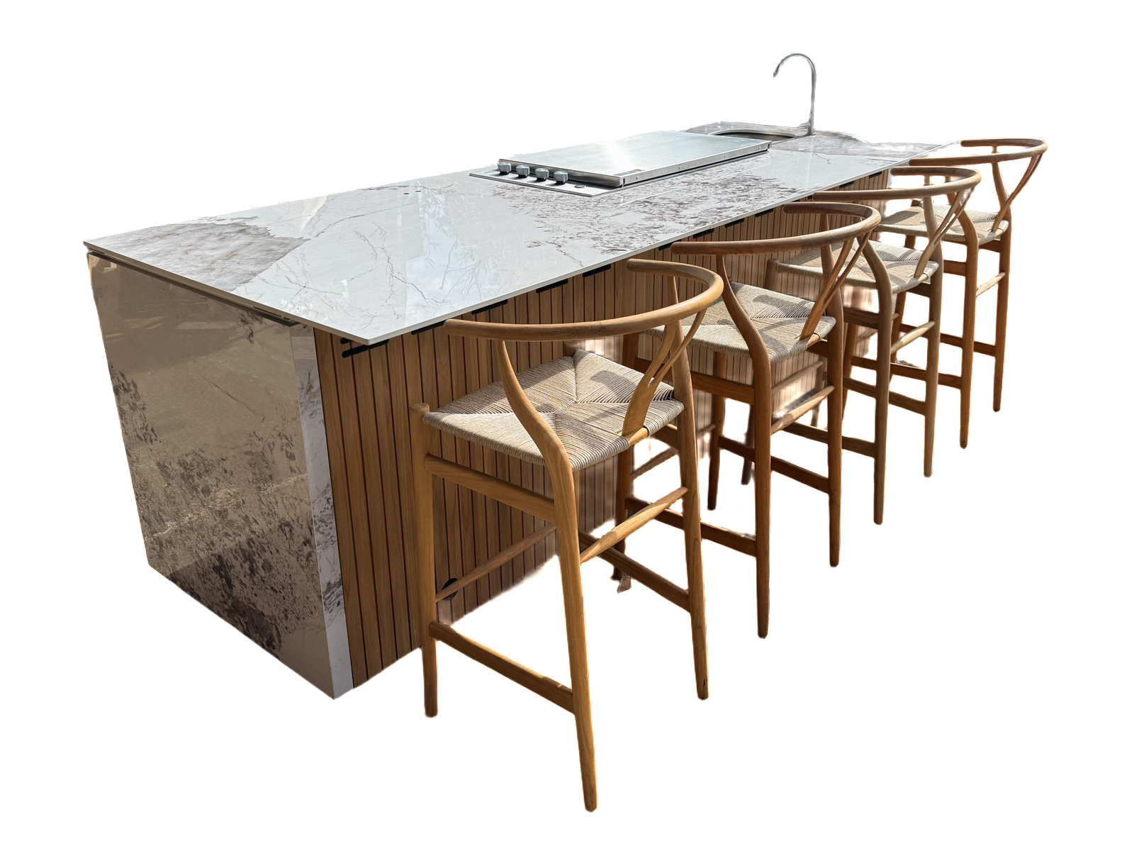 Apollo Outdoor Kitchen Bar Island