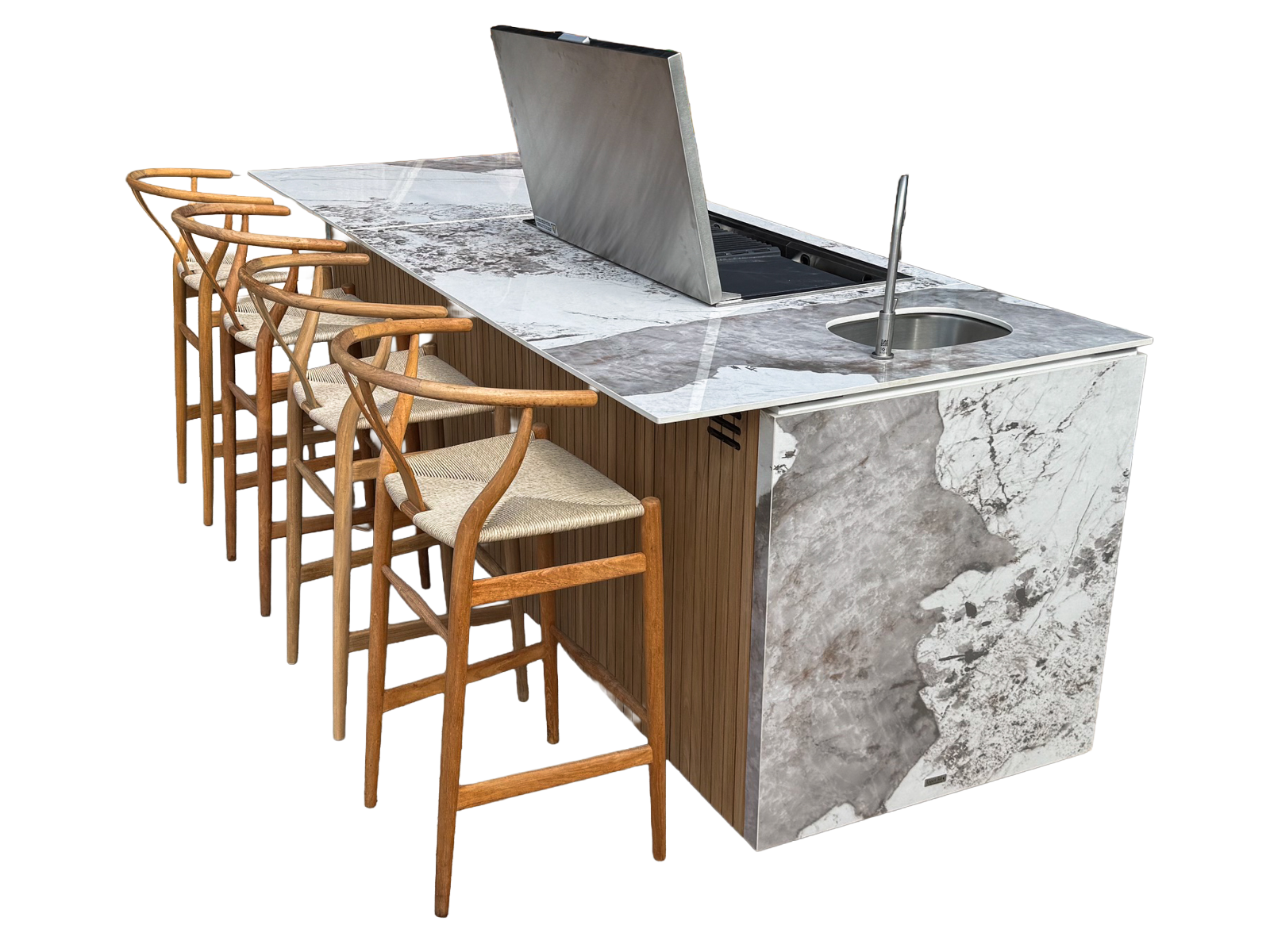 Apollo Outdoor Kitchen Bar Island