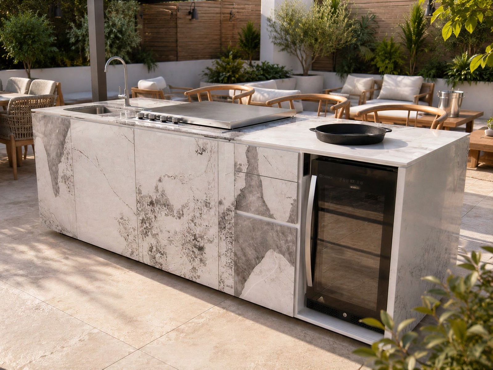 Apollo Outdoor Kitchen Bar Island