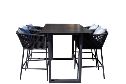 Aruba 4 Chair Bar Dining Set-Garden Furniture Centre-HighRange,Metal,Outdoor Dining,Outdoor Furniture,Bars & Bar Sets-{collection_title}