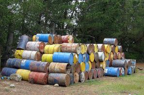 44-Gallon Shipping Drums ready to be transformed