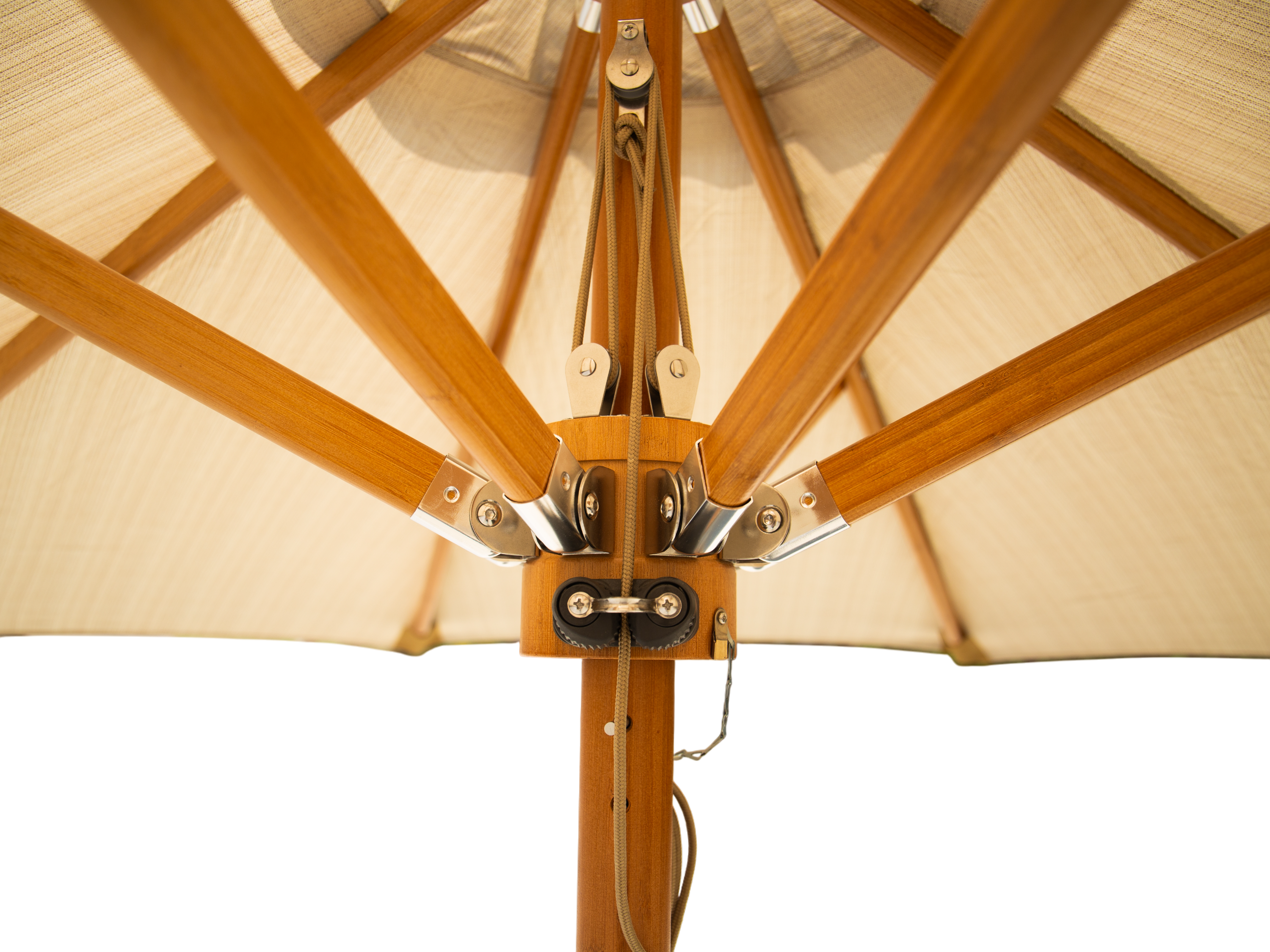 Bamboo 2.5m Parasol | FSC®-Garden Furniture Centre-MidInstock,instock,MidRange,Round,Parasols,Commercial Parasols,Stand Alone Parasols Parasols,Bamboo Parasol,Stand Alone Parasols-{collection_title}