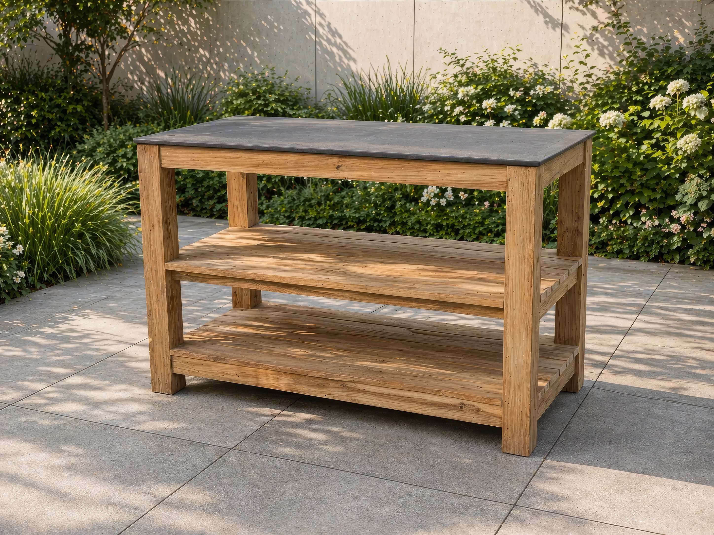 BBQ Table Outdoor Kitchen Unit | Bari 