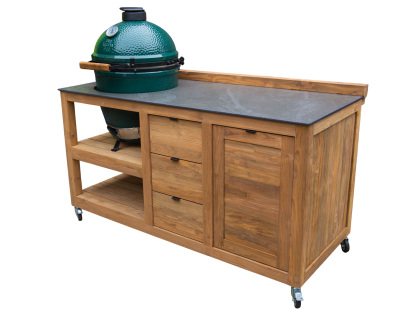 Bari Big Green Egg Trolley on Wheels | Bari -Garden Furniture Centre-HighRange,Reclaimed Furniture,Fire Pits & BBQ's,Bari,Modular Furniture,Outdoor Furniture,Teak Garden Furniture,Outdoor Kitchens,The Bari Outdoor Kitchen Range-{collection_title}