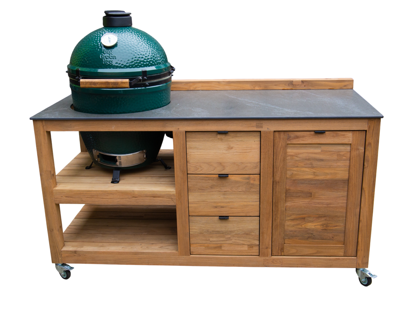 Bari Big Green Egg Trolley on Wheels | Bari -Garden Furniture Centre-HighRange,Reclaimed Furniture,Fire Pits & BBQ's,Bari,Modular Furniture,Outdoor Furniture,Teak Garden Furniture,Outdoor Kitchens,The Bari Outdoor Kitchen Range-{collection_title}