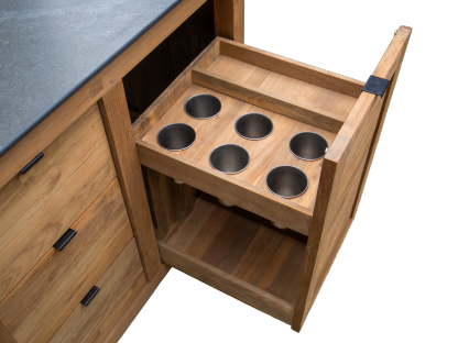 Bari Big Green Egg Trolley on Wheels | Bari -Garden Furniture Centre-HighRange,Reclaimed Furniture,Fire Pits & BBQ's,Bari,Modular Furniture,Outdoor Furniture,Teak Garden Furniture,Outdoor Kitchens,The Bari Outdoor Kitchen Range-{collection_title}