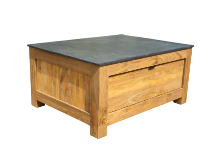 Bari Teak Outdoor Low Table Kitchen Set