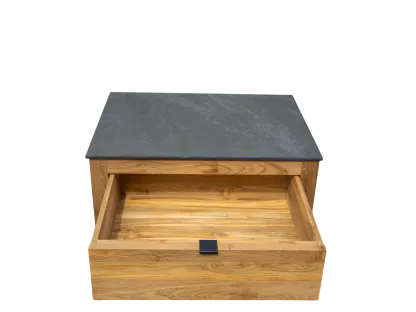 Bari Teak Outdoor Low Table Kitchen Set