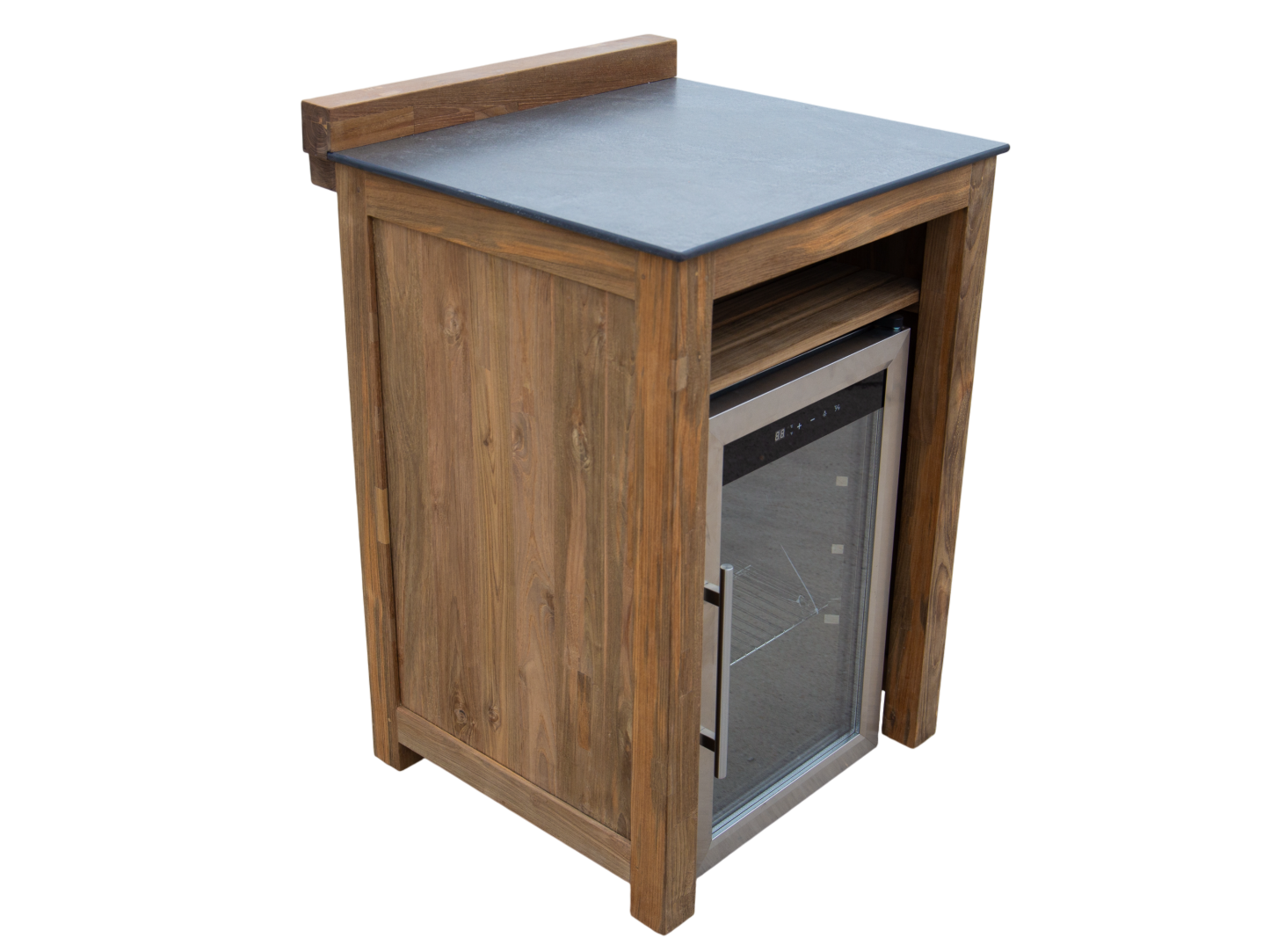 Bari Fridge Unit | Universal Fit-Garden Furniture Centre-MidInstock,instock,MidRange,Reclaimed Furniture,Bari,Modular Furniture,Outdoor Furniture,Teak Garden Furniture,Outdoor Kitchens,The Bari Outdoor Kitchen Range,Teak,Outdoor Kitchen-{collection_title}