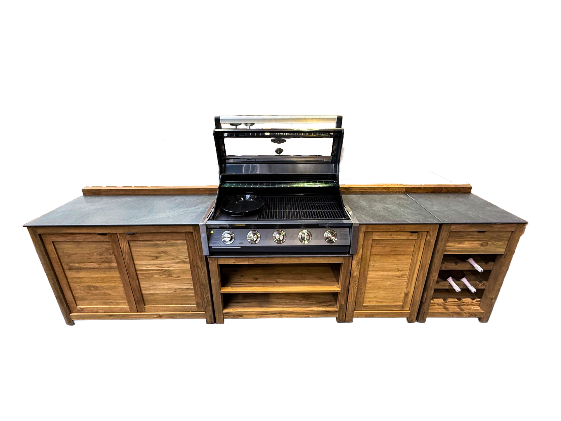 Bari Teak Outdoor Kitchen Set 5