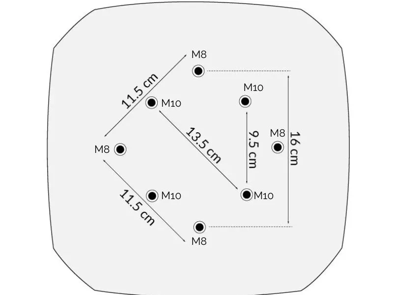 90kg Concrete Base with Wheels | Cantilever Parasols