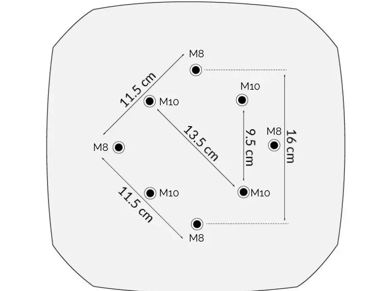 90kg Concrete Base with Wheels | Cantilever Parasols