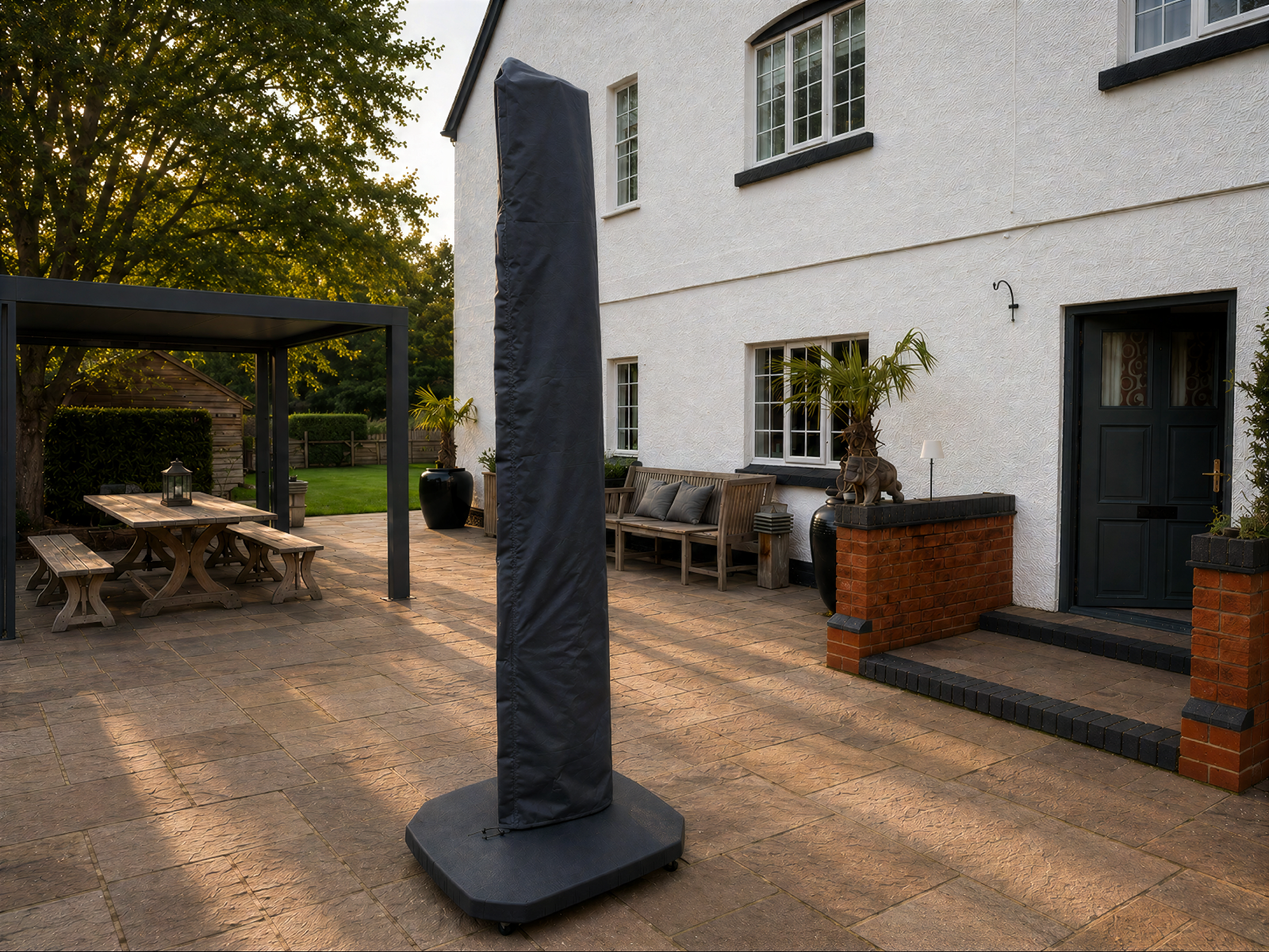 Breathable Cantilever Parasol Weather Cover 