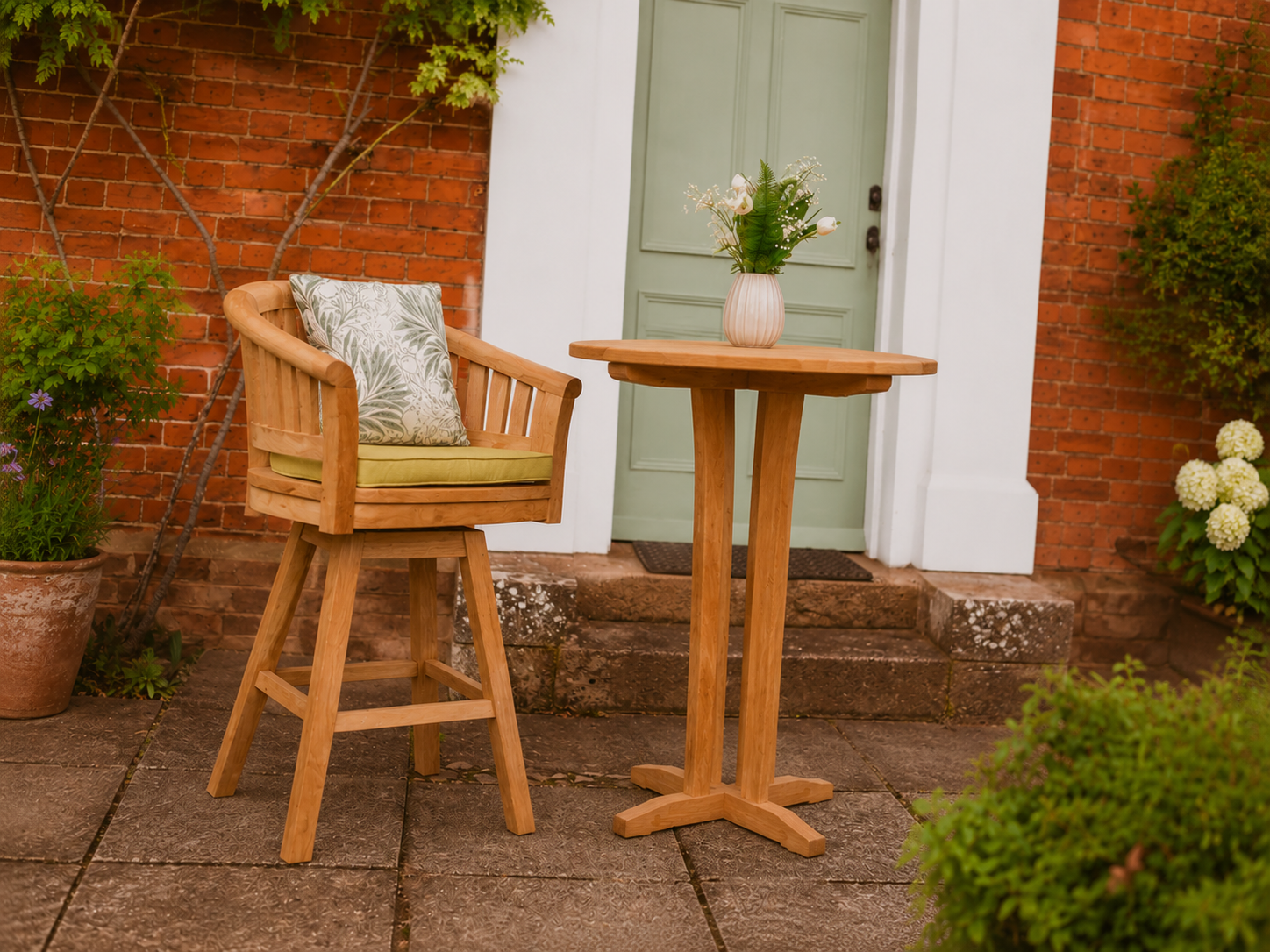 Half Moon Swivel Bar Chair | July Offer