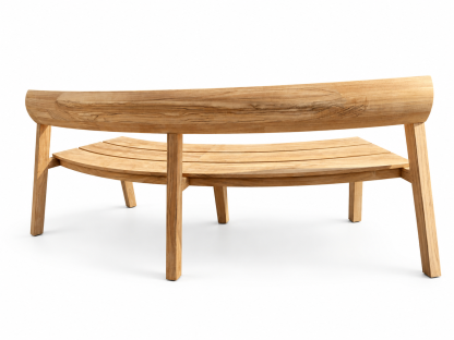 Veluta Curved Teak Bench | FSC® Certified