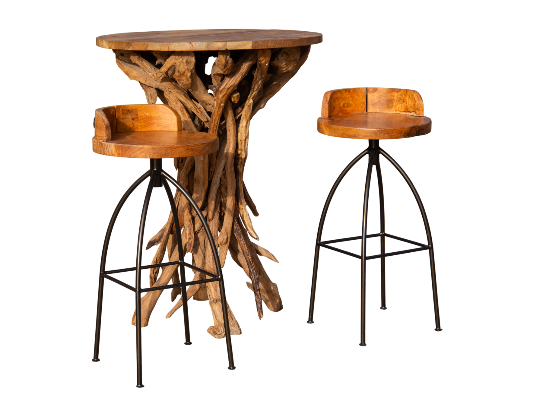 Davos Reclaimed Teak Bar Set