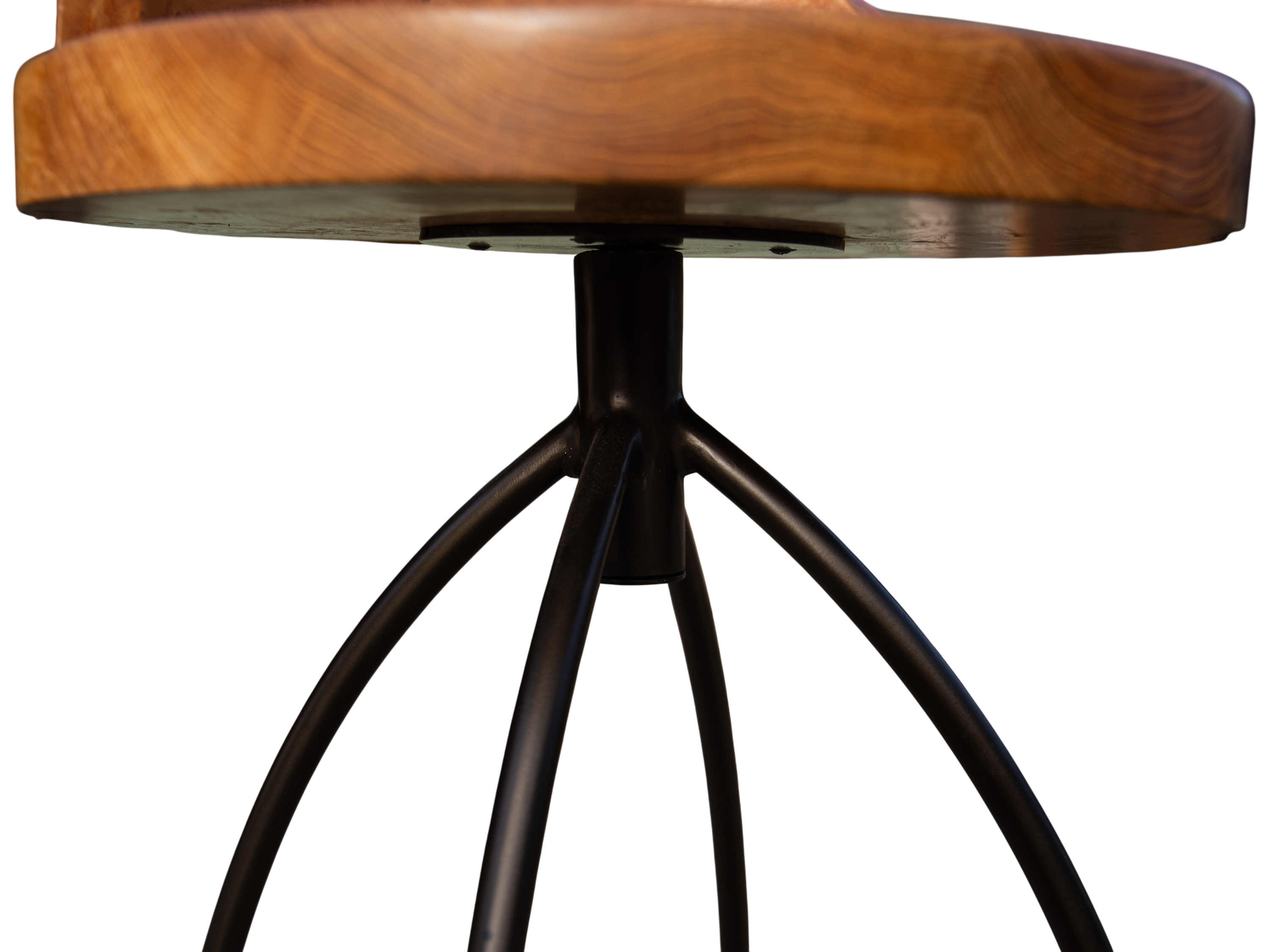 Davos Reclaimed Teak Spinning Bar Stool