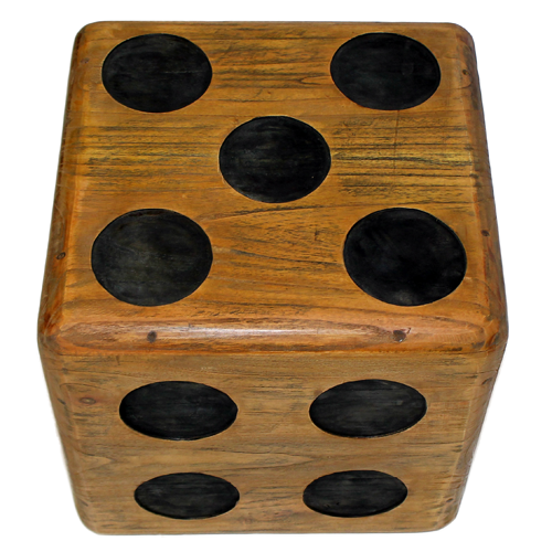 Dice Stool - The Garden Furniture Centre 