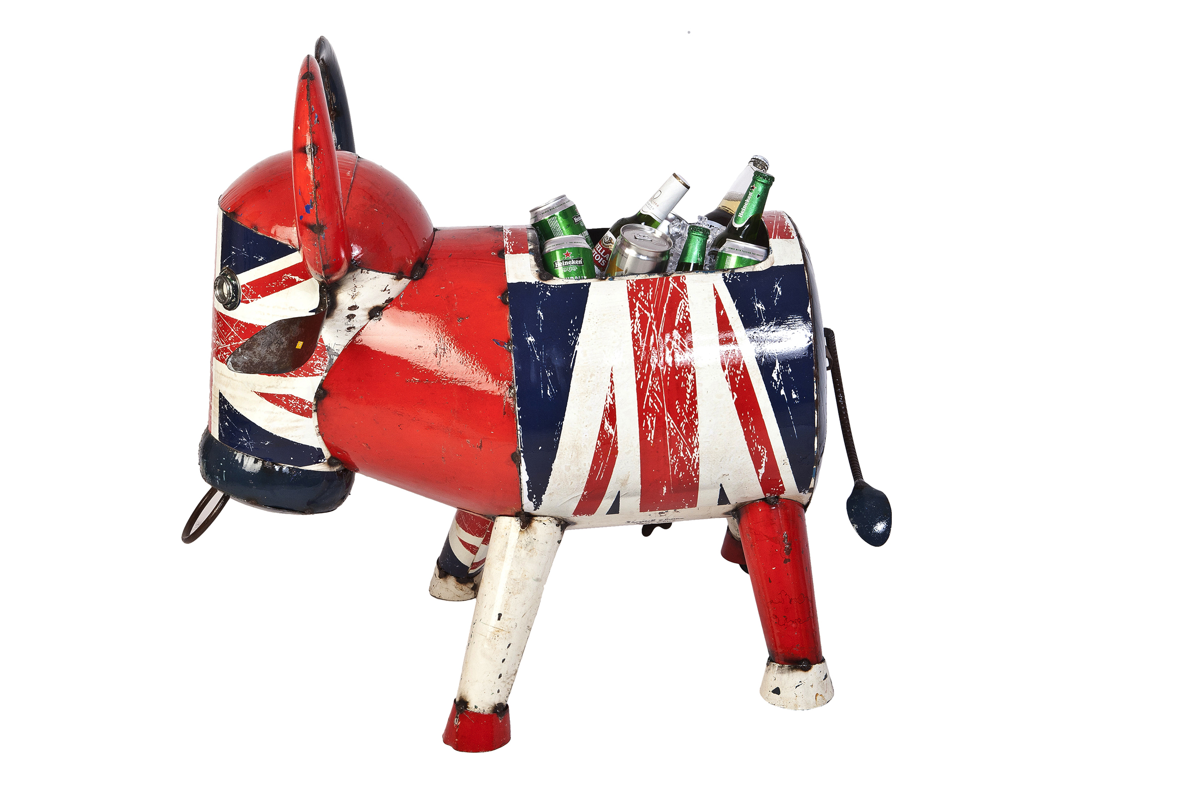 Alfie Union Jack Cooler -Garden Furniture Centre-MidInstock,instock,MidRange,Union,Ornaments Accessories,Ornaments,Accessories,Ranges,Think Outside Range,Metal Garden Ornaments,Novelty Drinks Coolers,Think Outside Range Ranges,Coronation Range-{collection_title}