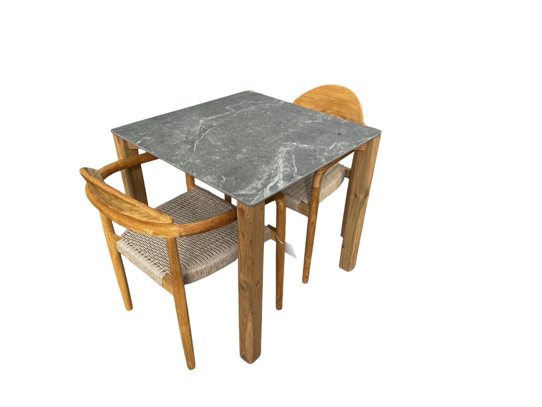 Faro Ceramic Table Bella Set | Cream or Grey-Garden Furniture Centre-Teak Tables,Tables,Dining Table,Outdoor Furniture,Outdoor Dining,Dining Set-{collection_title}