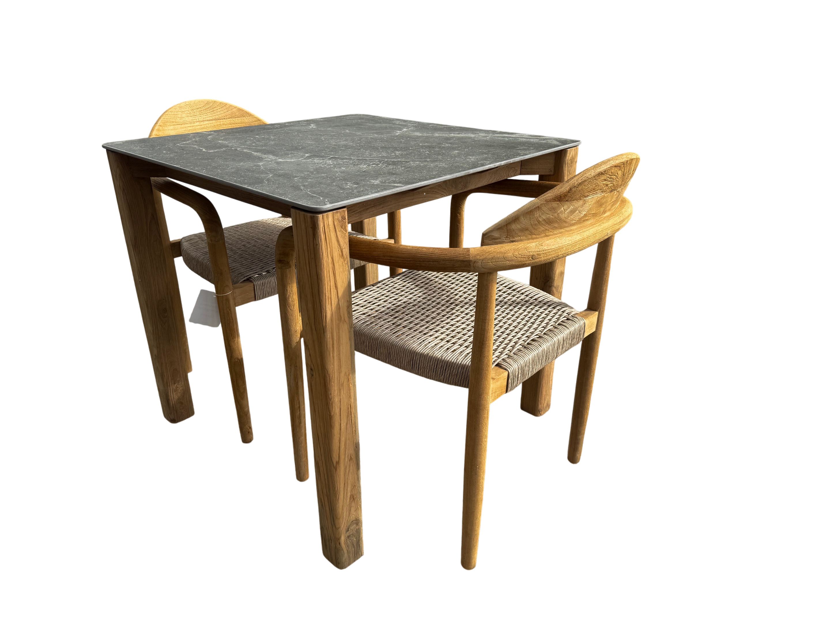 Faro Ceramic Table Bella Set | Cream or Grey-Garden Furniture Centre-Teak Tables,Tables,Dining Table,Outdoor Furniture,Outdoor Dining,Dining Set-{collection_title}