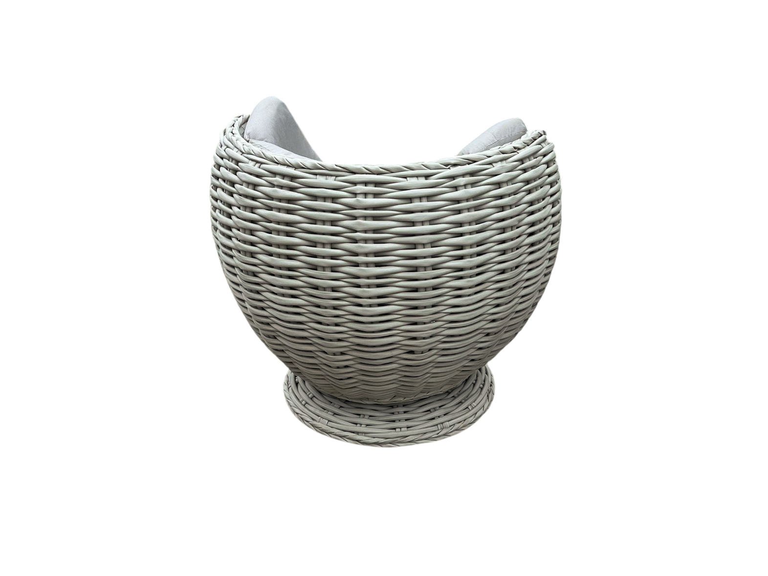 Fiji Swivel Chair Bianco | Limited Edition-Garden Furniture Centre-MidRange,Outdoor Lounging,Outdoor Furniture,Rattan Furniture,Fiji Range,Rattan,Rattan Chairs,Fiji-{collection_title}