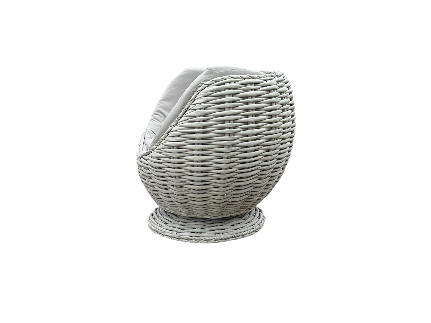 Fiji Swivel Chair Bianco | Limited Edition-Garden Furniture Centre-MidRange,Outdoor Lounging,Outdoor Furniture,Rattan Furniture,Fiji Range,Rattan,Rattan Chairs,Fiji-{collection_title}