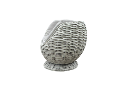 Fiji Swivel Chair Bianco | Limited Edition-Garden Furniture Centre-MidRange,Outdoor Lounging,Outdoor Furniture,Rattan Furniture,Fiji Range,Rattan,Rattan Chairs,Fiji-{collection_title}
