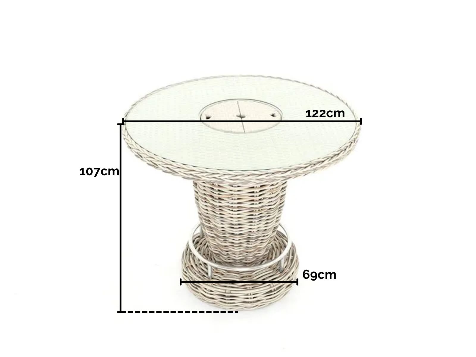 Fiji High Bar With Ice Box