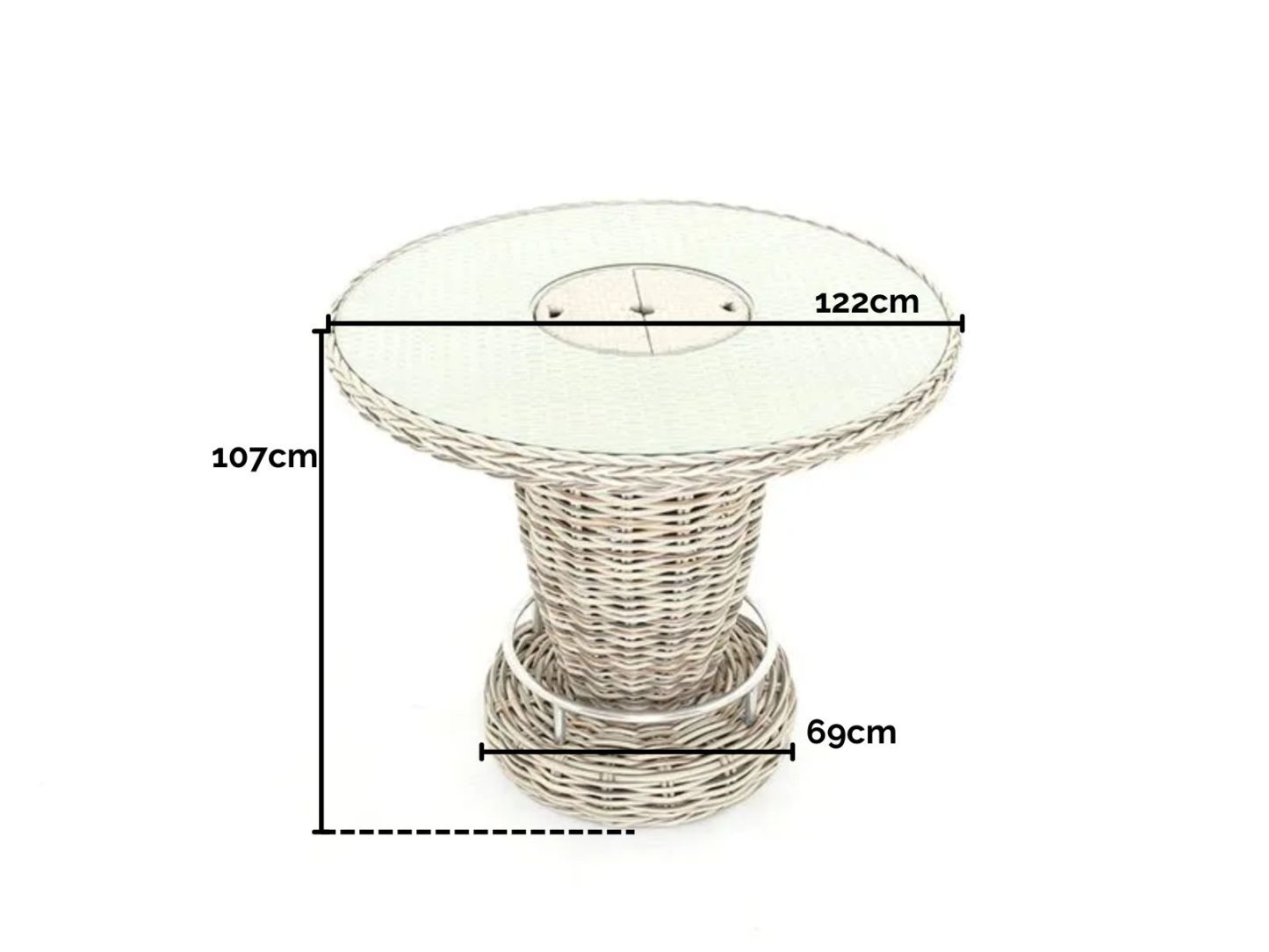 Fiji High Bar With Ice Box