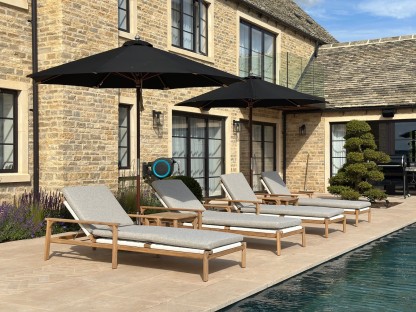 Sienna Sun Lounger-Garden Furniture Centre-MidInstock,instock,MidRange,Loungers,Outdoor Furniture,Teak Garden Furniture,Loungers & Daybeds,Sienna Range,Teak,Outdoor Lounging,Teak Loungers Loungers,Teak Loungers,Sale,Clearance Line-{collection_title}