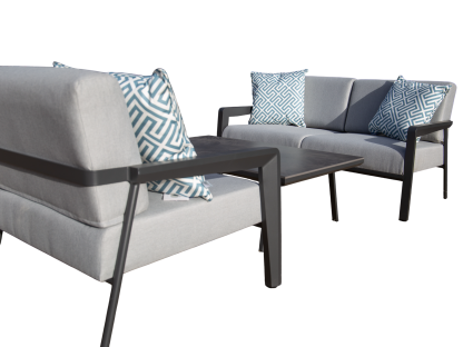 Greece Aluminium Sofa & Armchair Garden Lounge Set