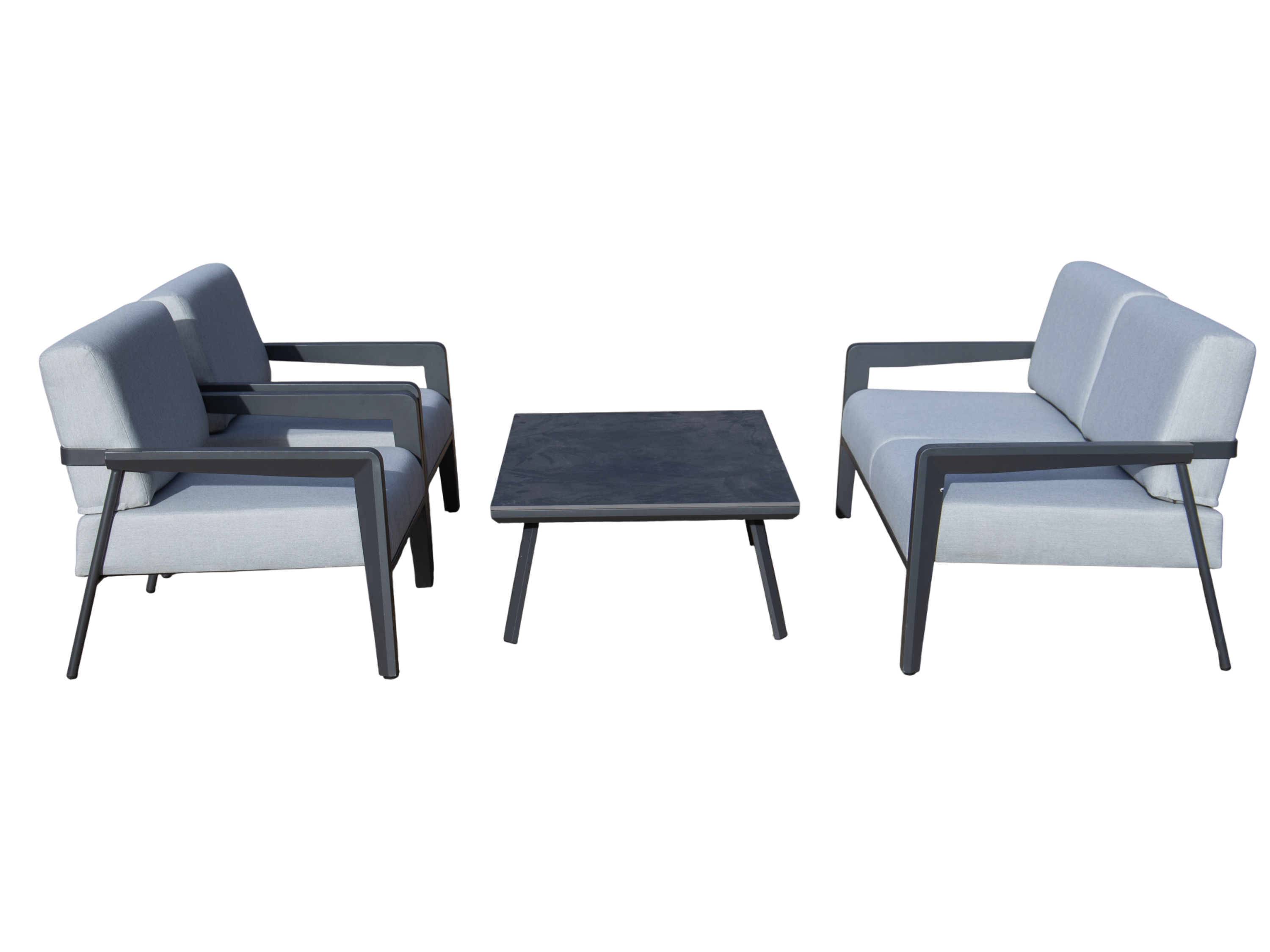 Greece Aluminium Sofa & Armchair Garden Lounge Set