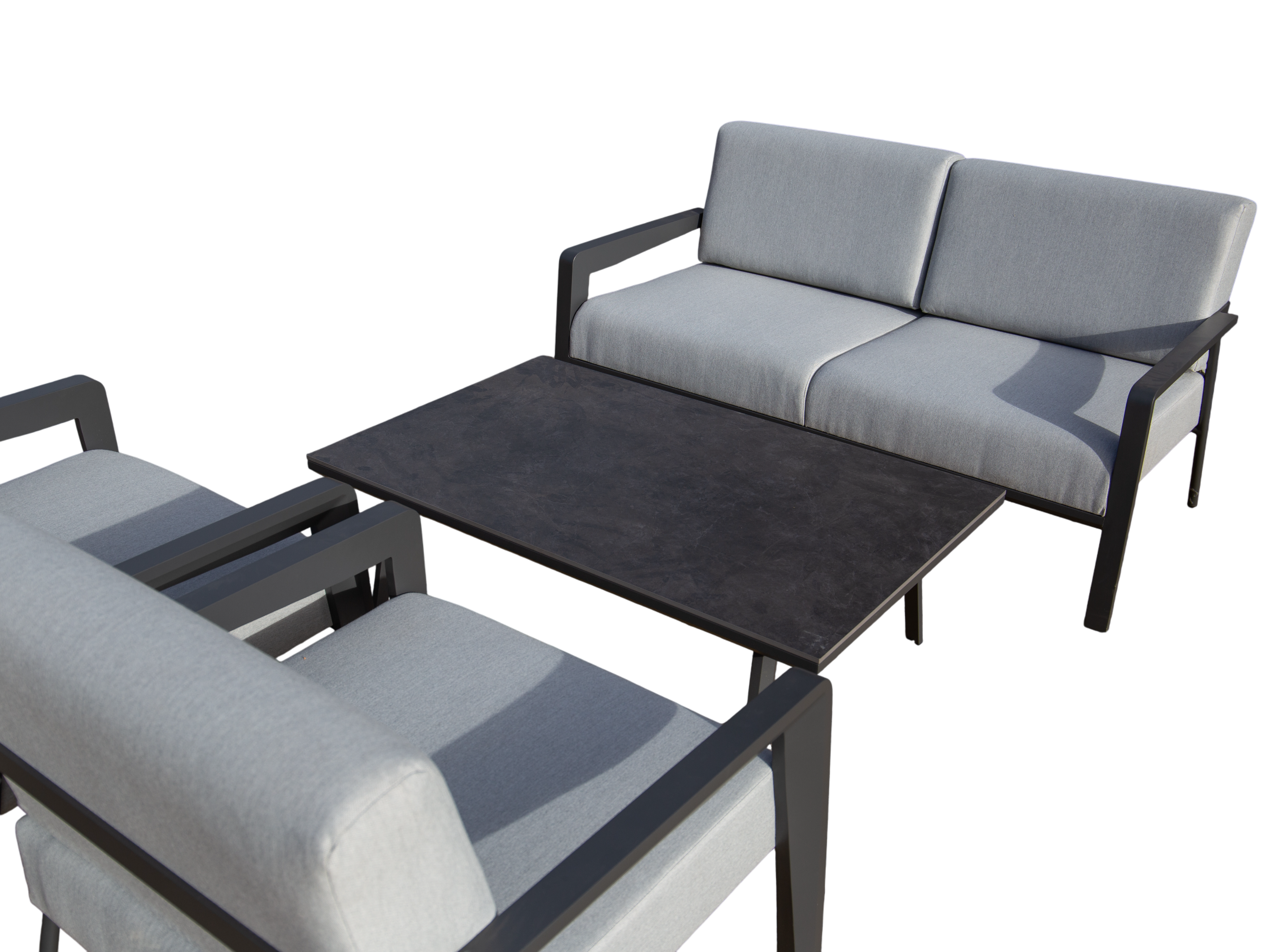 Greece Aluminium Sofa & Armchair Garden Lounge Set
