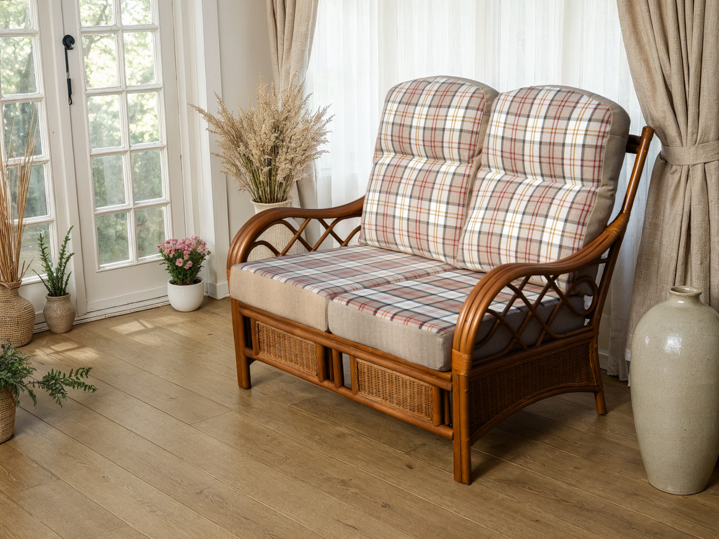 Hampton Sofa | Brown Wash