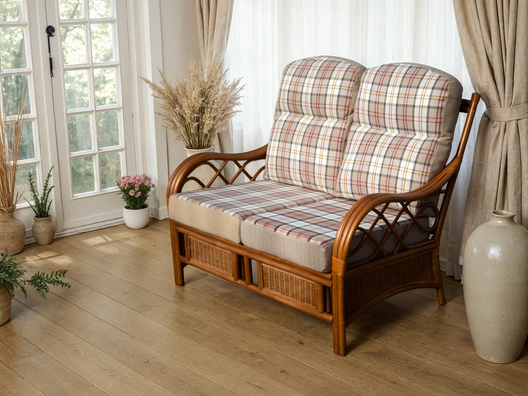 Hampton Sofa | Brown Wash